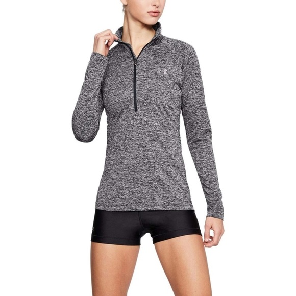 Under Armour Tops - Under Armour Women's Tech Twist ½ Zip Top gray size medium